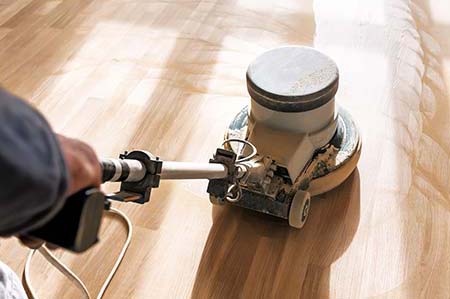 Yearly Buff and Coat of Hardwood Floors with Polyurethane