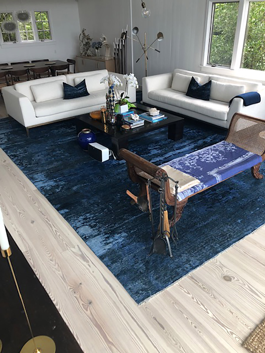 Heart Pine Flooring with the Snowdrop color.