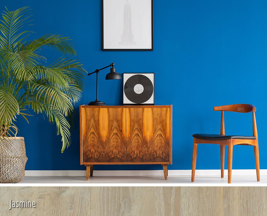 Blue Room with Jasmine Floors