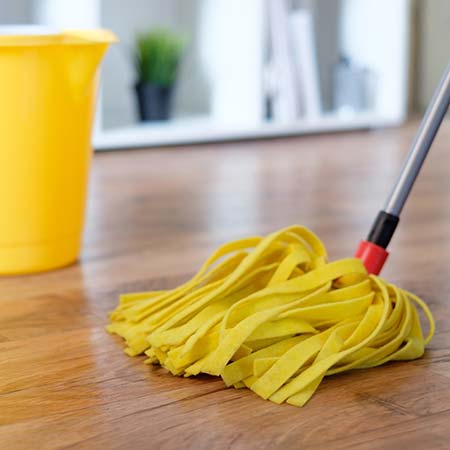 Monthly Cleaning of Hardwood Floors