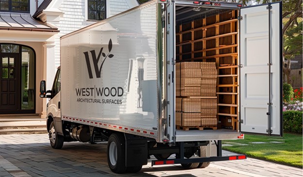 Why-In-House-Install Box-Truck delivering at home Why-In-House-Install Box-Truck delivering at home